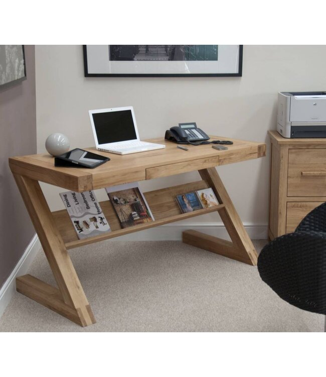 Homestyle GB Opus Z Oak Desk With Drawer