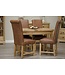 Homestyle GB Deluxe Oak Small Butterfly Extending Dining Table