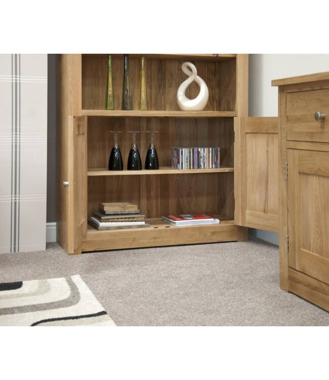 Homestyle GB Torino Oak 2 Door Bookcase