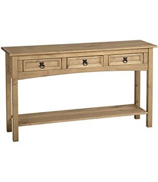 Seconique Corona 3 Drawer Console Table