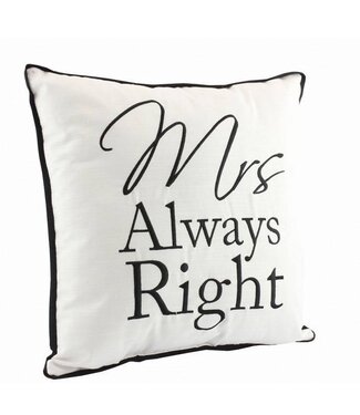 Mrs. Always Right Cushion