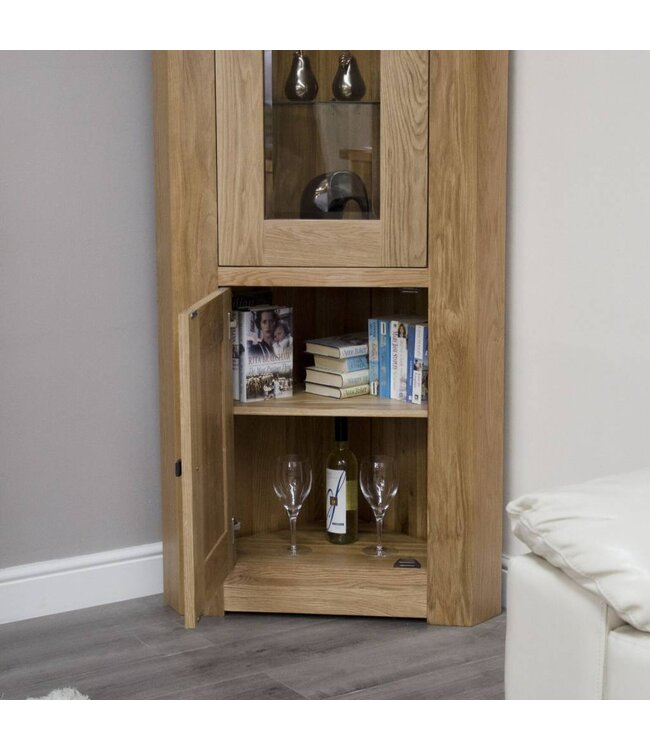 Homestyle GB Bordeaux Oak Corner Unit