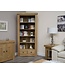 Homestyle GB Bordeaux Oak Bookcase With Drawers