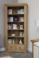 HomestyleGB Bordeaux Solid Oak Bookcase
