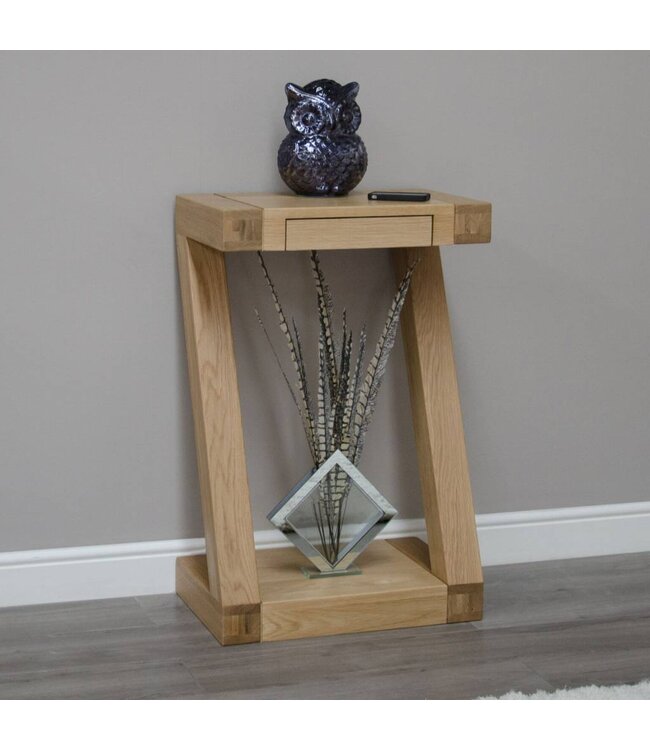 Homestyle GB Z Oak Small Console Table