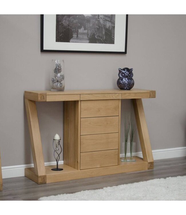 Homestyle GB Z Oak Large Console Table