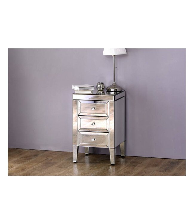 Birlea Valencia 3 Drawer Bedside