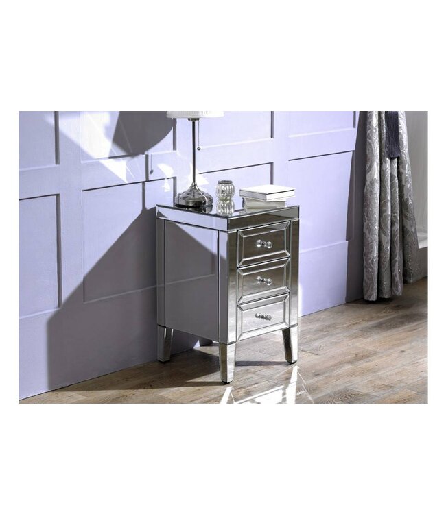 Birlea Valencia 3 Drawer Bedside