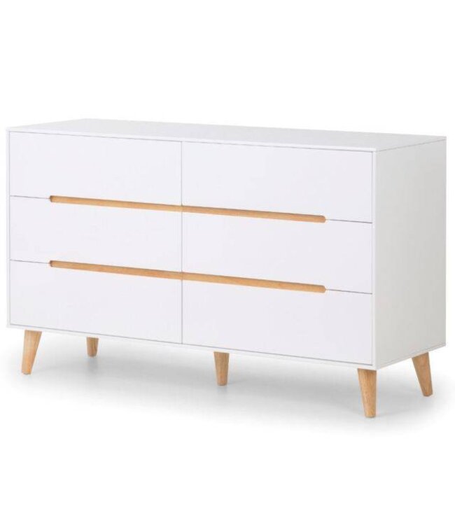 Julian Bowen Alicia 6 Drawer Wide Chest