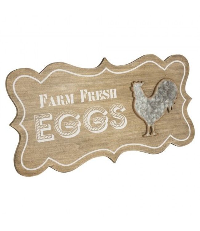 Farm Fresh Eggs Wooden Plaque