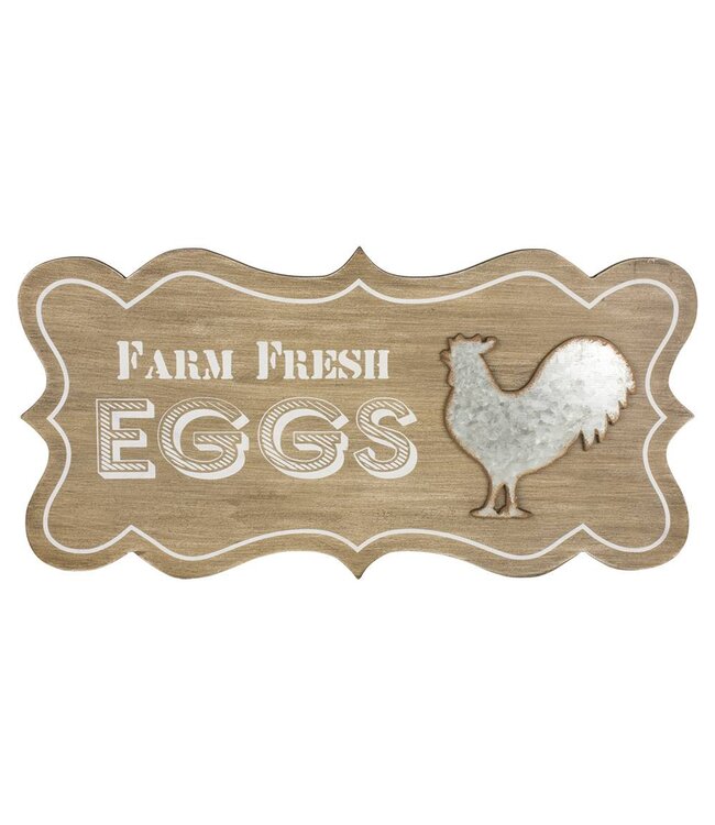 Farm Fresh Eggs Wooden Plaque