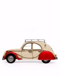Antiqued French Car Fridge Magnet