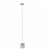 Hill Interiors Gold Cube Pendant Lamp