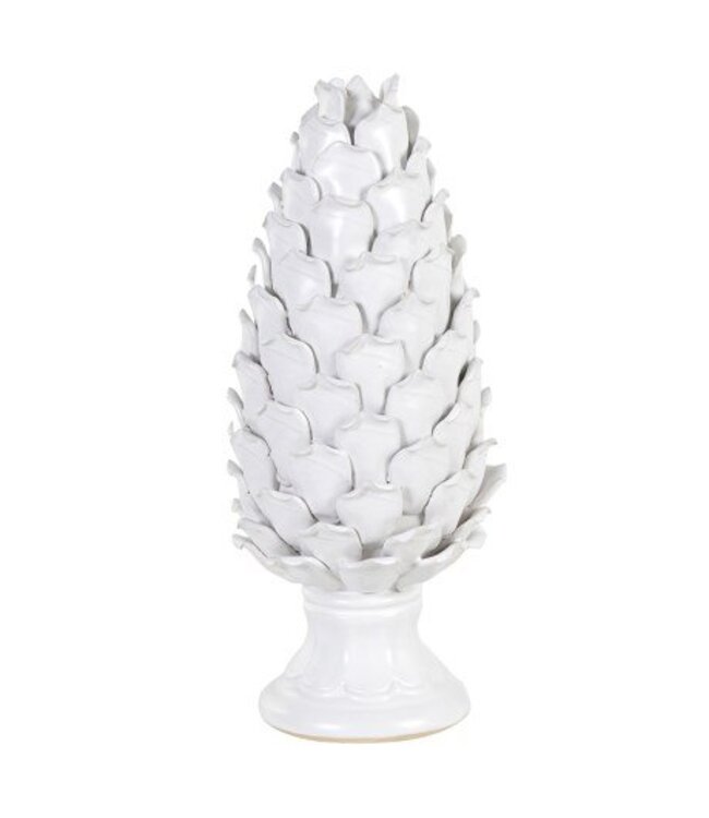 Ceramic Pine Cone Finial Ornament