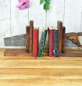 Retro Industrial Saw Bookends