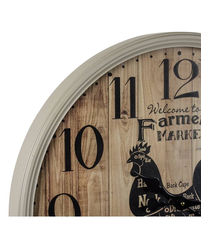 Farmer's Market Wall Clock