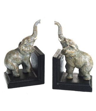 McGowan & Rutherford Cast Iron Elephant Bookends