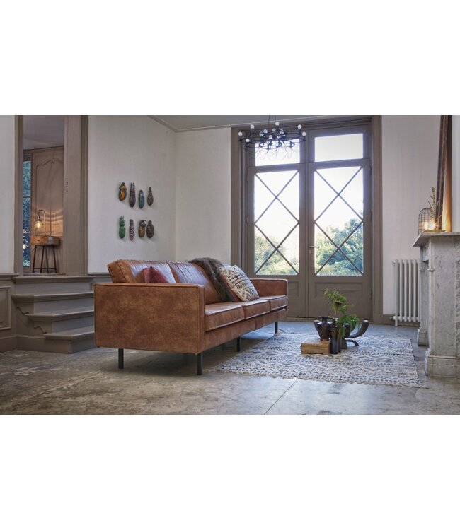 Rodeo Cognac 3 Seater Sofa