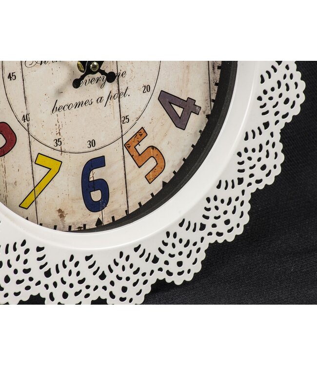 Lace Wall Clock