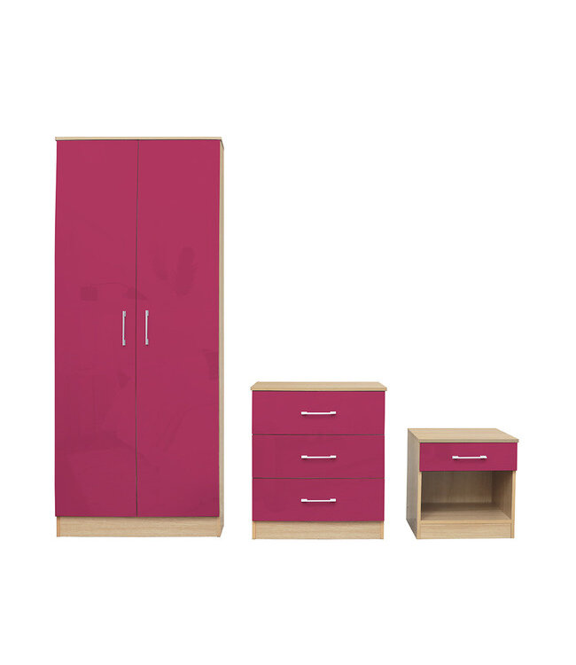 LPD Dakota Bedroom Set - Pink