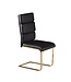 LPD Antibes Black and Gold Dining Chair