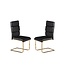 LPD Antibes Black and Gold Dining Chair