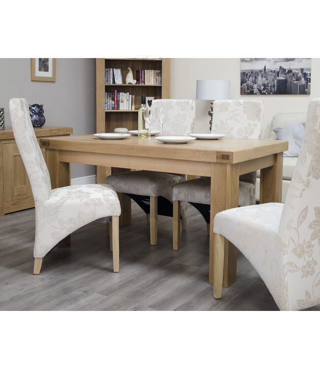 Homestyle GB Bordeaux Solid Oak Dining Table - 5' x 3'