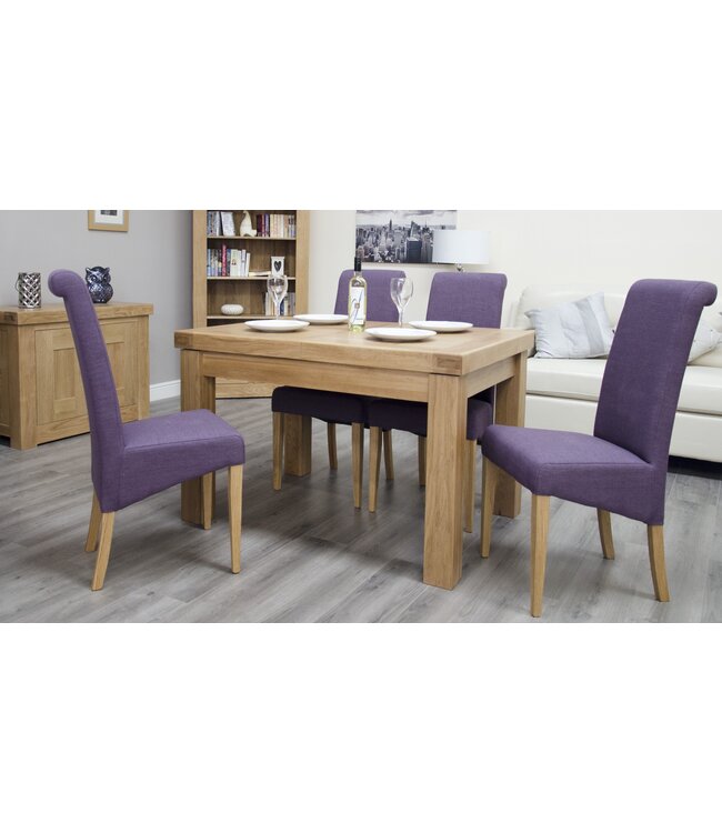 Homestyle GB Bordeaux Oak Small Extending Dining Table