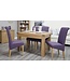 Homestyle GB Bordeaux Oak Small Extending Dining Table