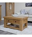 Homestyle GB Bordeaux Oak Coffee Table With Drawers