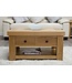 Homestyle GB Bordeaux Oak Coffee Table With Drawers