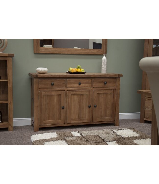 Homestyle GB Rustic Oak Large Sideboard