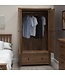 Homestyle GB Rustic Oak Gents Wardrobe