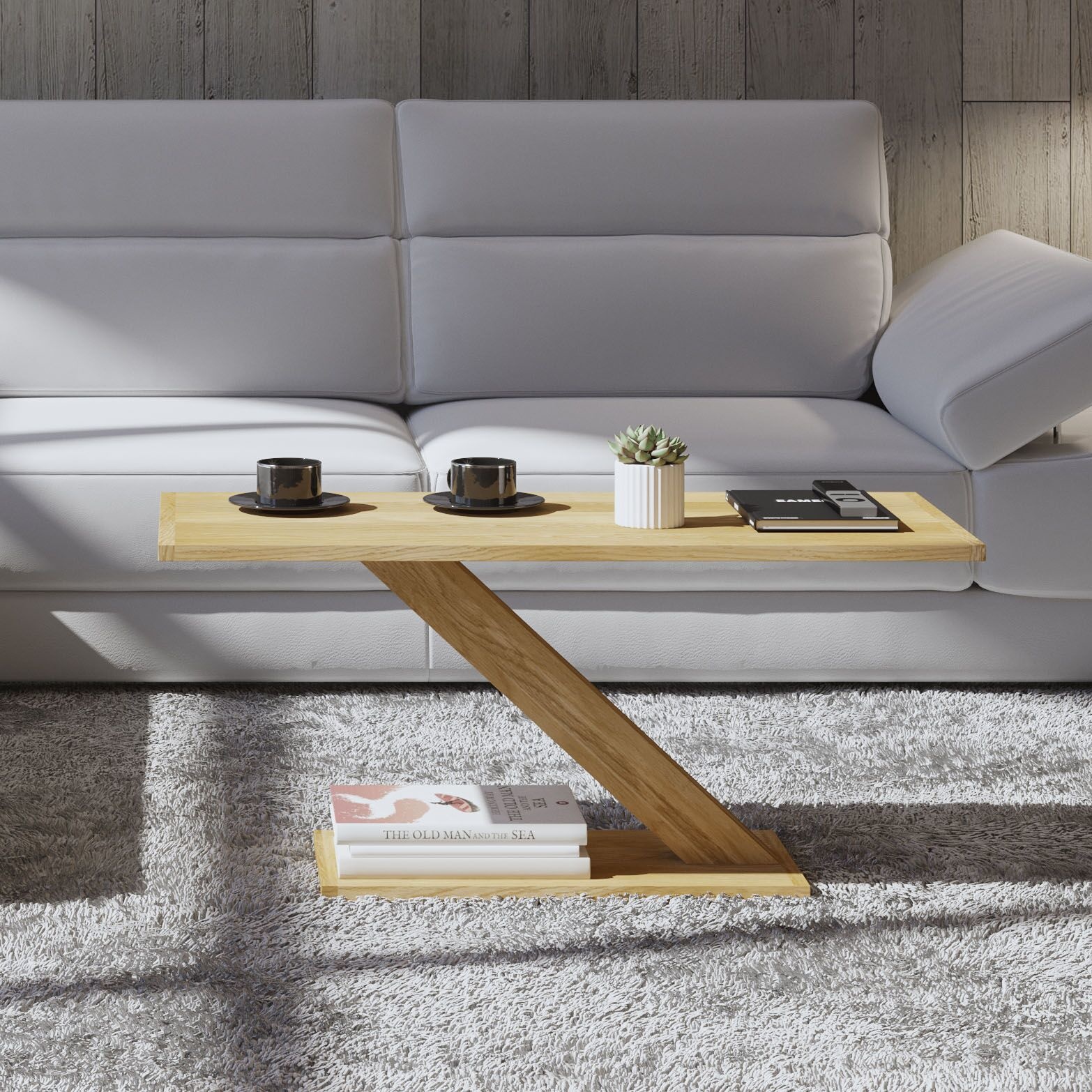 Z Coffee Table : SS320 Z-shape Coffee Table legs, 1 Pair - RustyDesign : Detailed dimensions for each individual piece is provided in the steps below.