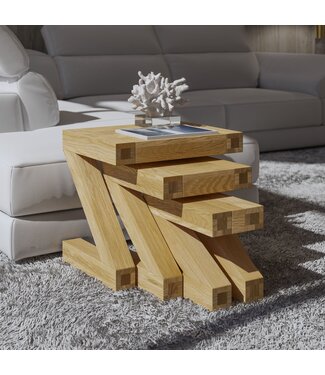 Homestyle GB Z Oak Nest of Tables