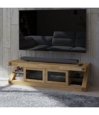 Homestyle GB Z Oak Glazed TV Plasma Unit