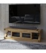 Homestyle GB Z Oak Glazed TV Plasma Unit