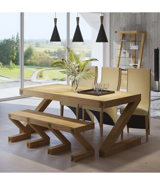 Homestyle GB Z Oak Large Dining Table