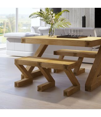 Homestyle GB Z  Oak Small Dining Bench