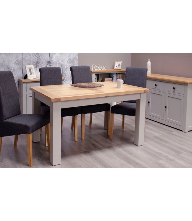 Homestyle GB Diamond Painted Small Extending Dining Table