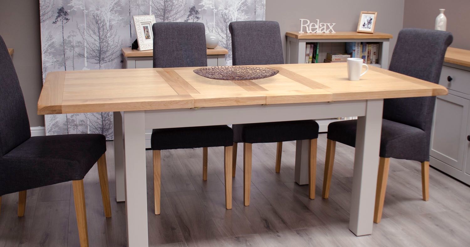 Diamond Painted Medium Extending Table - Freitaslaf Net LTD