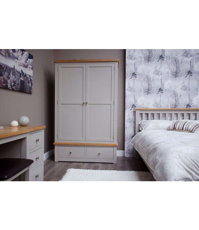 Homestyle GB Diamond Painted Gents Wardrobe