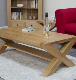 HomestyleGB Trend Oak X - Leg 4 x 2 Coffee Table
