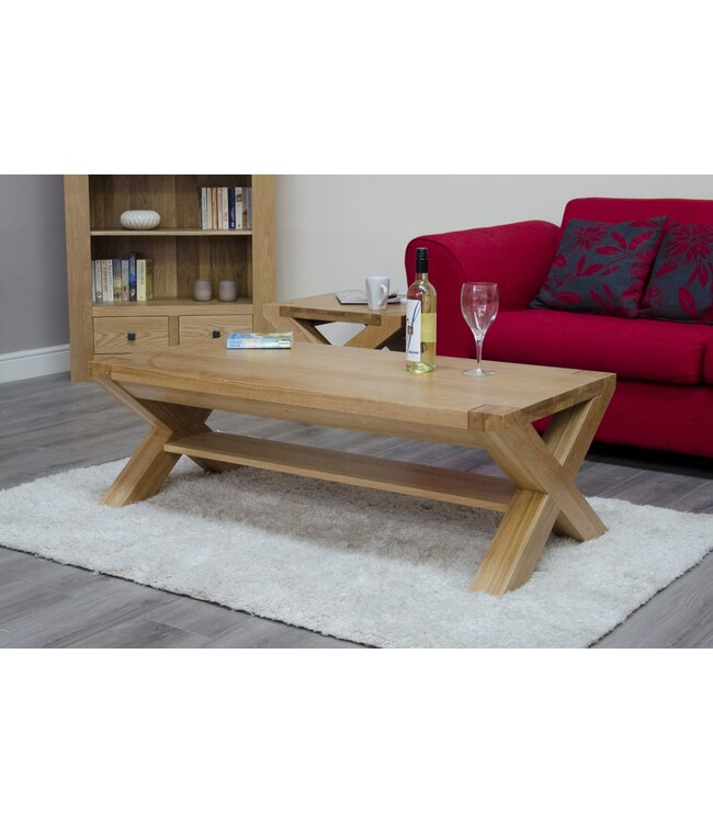 Homestyle GB Trend Oak X  Leg 4 x 2 Coffee Table