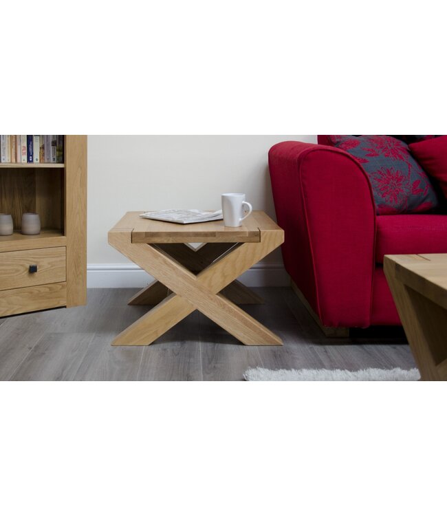 Homestyle GB Trend Oak X Leg 2 x 2 Coffee Table