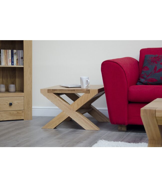 Homestyle GB Trend Oak X Leg 2 x 2 Coffee Table