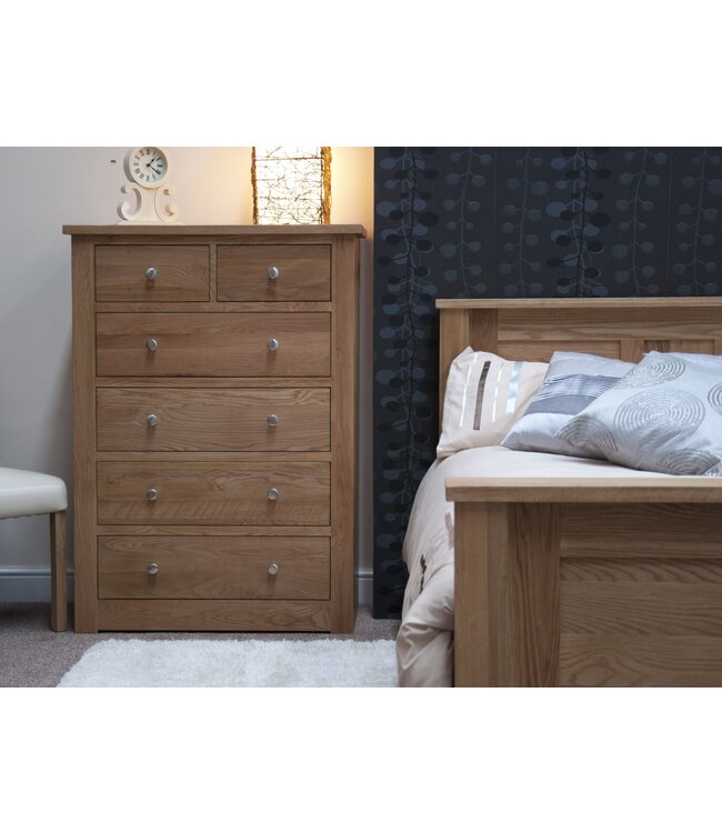 Homestyle GB Torino Oak 4+2 Drawer Chest