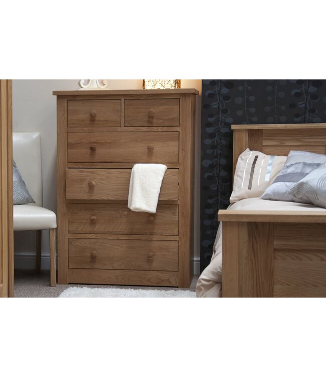 Homestyle GB Torino Oak 4+2 Drawer Chest