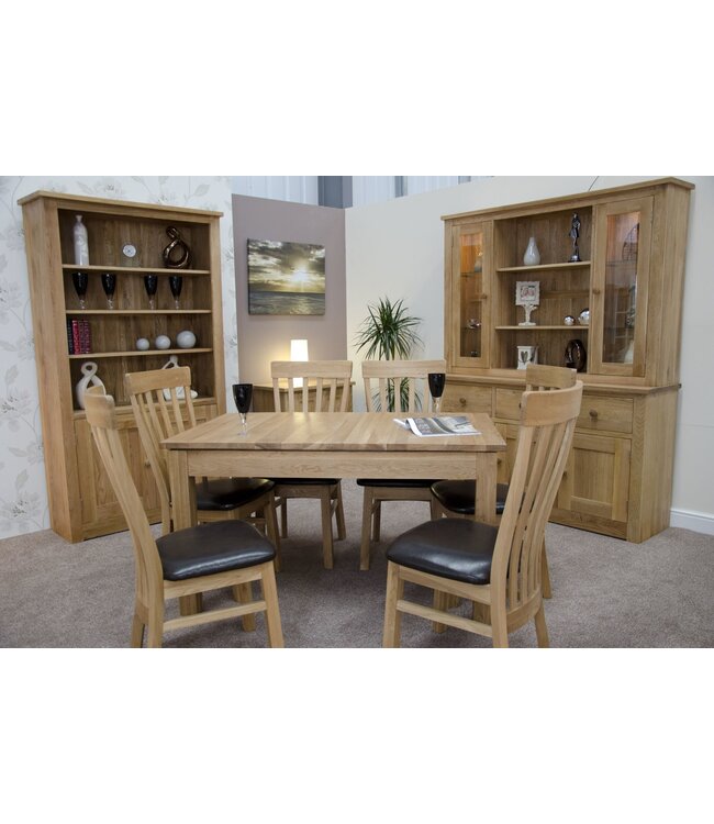 Homestyle GB Milano Oak Extending Dining Table