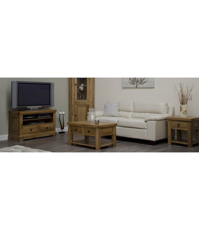 Homestyle GB Deluxe Oak 3 x 2 Coffee Table